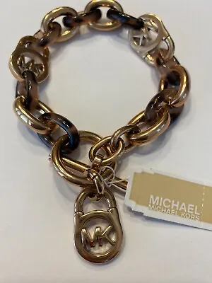 Michael Kors Rose Gold-Tone Fulton Bracelet - Gold • $50