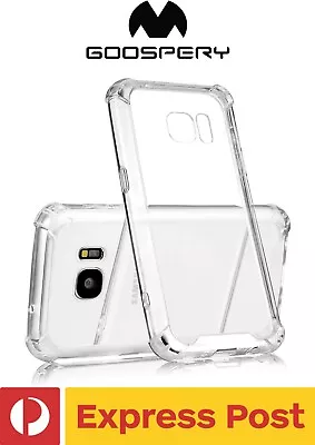 Samsung Galaxy S7 Edge Mercury Goospery Super Protect Clear TPU Shockproof Case • $20