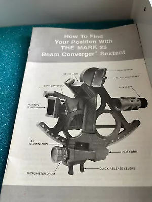 The Mark 25 Beam Converger Sextant • $149