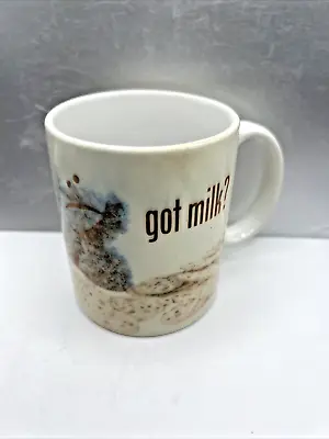 Vtg Sesame Street 1990's Cookie Monster Got Milk Advertisement Coffee Mug 1997 • $18