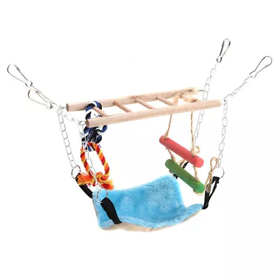 Small Animal Ferret Rat Bird Swing Rope Hanging Net Cage For Animal Hee • $22.41