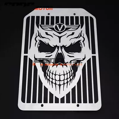 Radiator Grill Grille Cover Stainles Skull For Kawasaki Vulcan VN1500 VN1700 (B) • $44.17