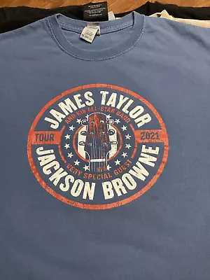 James Taylor With Special Guest Jackson Browne T Shirt Full Size S-5XL • $16.99