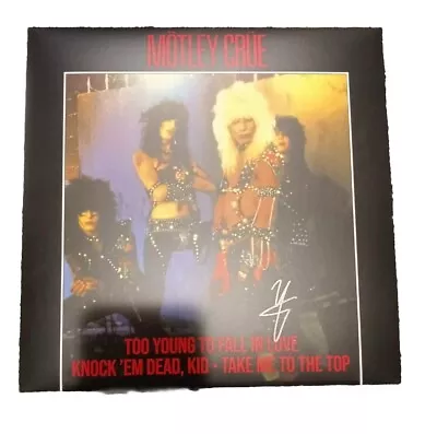 Vince Neil Motley Crue Signed Autographed Shout At The Devil 3 Song Vinyl Album • $67.49
