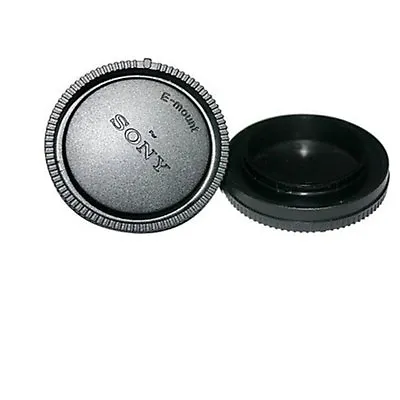Rear Lens Cover And Camera Body Cap Set For Sony E Mount NEX Mirrorless Camera  • $9.99