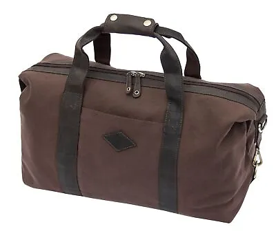 Wombat Waxed Cotton Canvas And Leather Travel Duffle Holdall Gym Bag New • £115