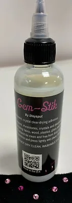 £12.99 • Buy 100ml Bottle Of Staysput Gem-Stik Glue For Swarovski, Diamante, Rhinestones 