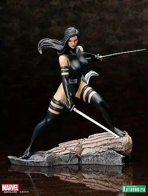 Kotobukiya Psylocke X-Force Fine Art Statue 807/1600 Marvel Comics NEW SEALED • $343.88