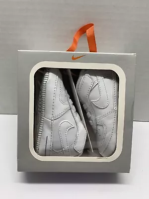 BRAND NEW! Nike Air Force 1 Infant Toddler Baby Size 4C Shoes 844103-100  LOOK! • $63