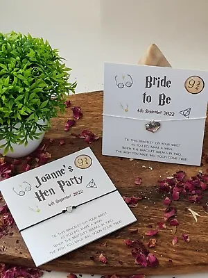 £1.65 • Buy 🖤Wizard Theme Hen Party-Wedding Favour -Gifts Wish Bracelet 🖤