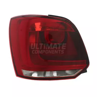 VW Polo Mk5 6R Hatchback 2009-2014 Rear Back Tail Light Lamp Passenger Side Left • $49.16