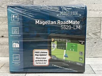 Magellan RoadMate 5520-LM Portable Touchscreen GPS Navigation System Works Clean • $49.95