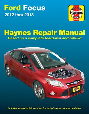 Ford Focus LW 2012-2018 Haynes Workshop Manual • $59.95