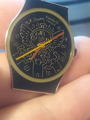 Haring Swatch 1986 Pin  Gz101 • $75