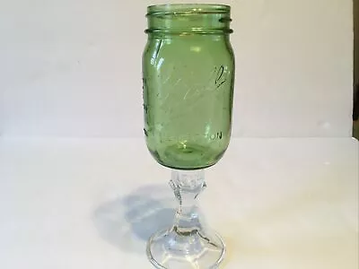 Mason Jar Redneck Wine Glass • $6