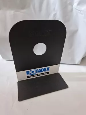 Rotadex Large Metal Book Ends Black 16.5 X 19.5 Cm Pack Of 2 • £11.99