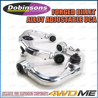 For Toyota Hilux GUN126 N80 DOBINSONS BILLET FORGED ADJUST UPPER CONTROL ARM KIT • $1080