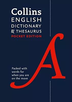 Collins English Dictionary And Thesaurus Pocket Edition: All-in-one Language Su • £3.50