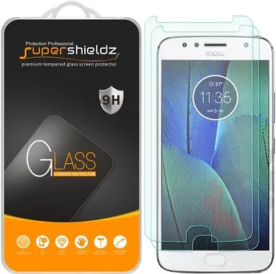 (2 Pack) Designed For Motorola (Moto G5S Plus) Tempered Glass Screen Protector • $19.99