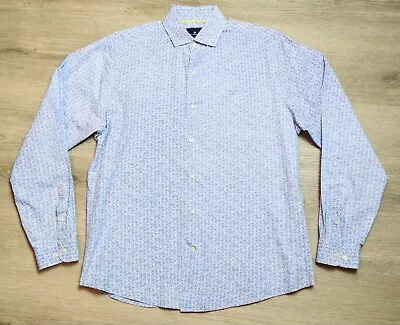 LA MARTINA Buenos Aires MENS BUTTON SHIRT LONG SLEEVE  Size: MEDIUM Blue Paisley • $21.77