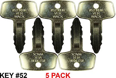 Fits 53630 Kubota/Thomas/Vermeer/Wacker Key *5 Pack* • $7.50