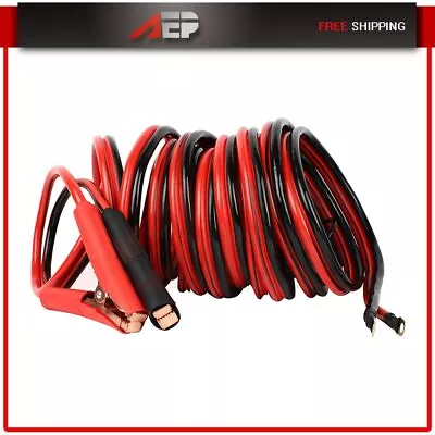 1500Amp Jumper Booster Cables 30FT 1Gauge Emergency Battery Start Motorcycle Car • $66.59