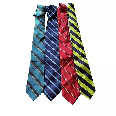 Lot Of 4 J Crew 100% Silk Ties • $24.99