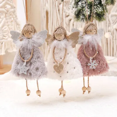 Christmas Angel Doll Pendant Xmas Tree Hanging Ornament New Year Party Decor • $3.39