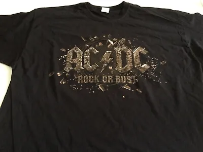 AC/DC Europe 2016 Tour T SHIRT Mens 2XL New • £6.99