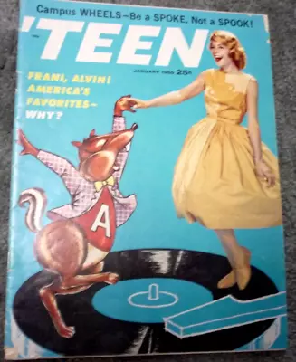 Teen Magazine 1960 First Issue Alvin & Dave Seville Interview • $35