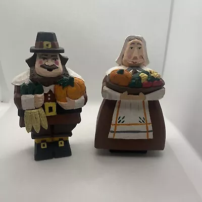 Midwest Of Cannon Falls Thanksgiving Pilgrims Couple Figurine 6-inch • $20