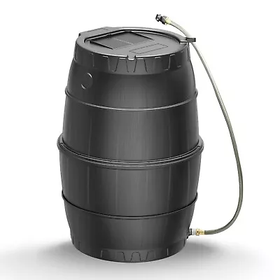 SQUEEZE Master 50 Gallon Rainwater Collection Barrel-BPA Free Home Rain Catcher • $109.99