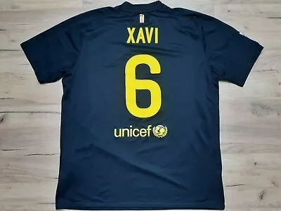 BARCELONA! 2011-12! XAVI! Shirt Trikot Maglia Camiseta Jersey! 55/6 ! XL Adult! • $115