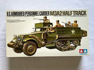 Tamiya M3A2 Half Track US Armoured Personnel Carrier #35070 1/35 Scale Model Kit • $65
