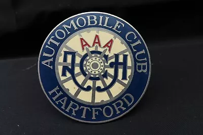 Vintage AAA HARTFORD CT AUTOMOBILE CLUB Enamel Grille Badge • $75
