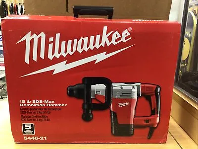 Milwaukee 5446-21 15 Lb SDS-Max Demolition Hammer With Hard Shell Case NIB • $519.95