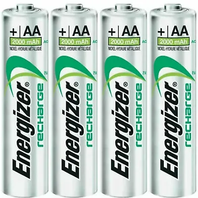 ENERGIZER AA RECHARGEABLE BATTERIES PRE-CHARGED 2000mAh • £3.38