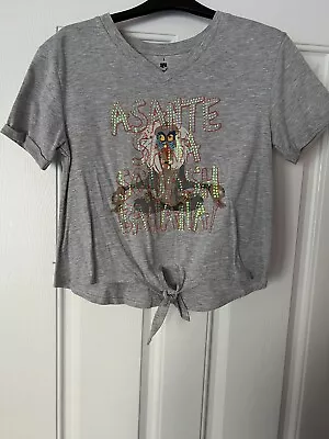 Disney Lion King Rafiki Asante Sana Squash Banana USA Girl T-shirt XL/Adult UK10 • £20