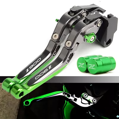 For KAWASAKI Z900 2017-2019 Extendable Brake Clutch Levers Handlebar Hand Grips • £35.99