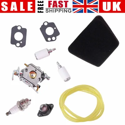 Carburetor Fuel Filter Kit For McCulloch-Mac 333/335/338/435/436/438 Chainsaw UK • £11.09