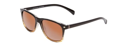 $33.63 • Buy Coyote Dakota Unisex Square Designer Polarized Sunglasses Dark Fade & Brown 51mm