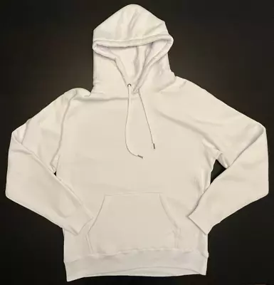 Independent Trading Hoodie Hooded Sweatshirt Blank IND5000P White Medium IND5000 • $15