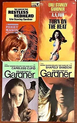 4 Vintage Erle Stanley Gardner Paperbacks (3 Perry Mason) G+ To VG+ Condition • $16