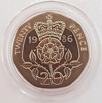 1983 - 2008 The Royal Mint Tudor Rose Twenty Pence 20p Coin PROOF UK Unc • £2.99