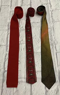 Vintage Tie Lot 1940s MCM • $28