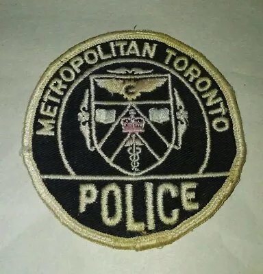 Metropolitan Toronto Police Patch - Vintage 1950s Canada Collectible  • $24.20