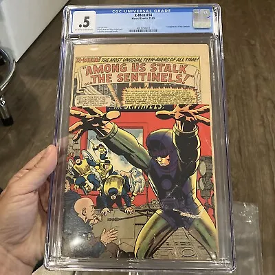 $220 • Buy X-Men #14 CGC .5 1st Appearance Of The Sentinels Off-white - White Pages