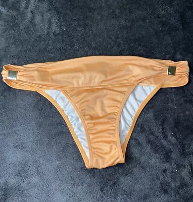 Victorias Secret Orange The Hottie Cheeky Swim Bikini Bottom Small • $9.95