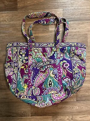 Vera Bradley Heather Paisley Large Get Carried Away Tote Bag • $24