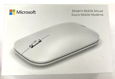 Microsoft Modern Mobile Bluetooth Mouse Glacier White Brand New Sealed • $34.99